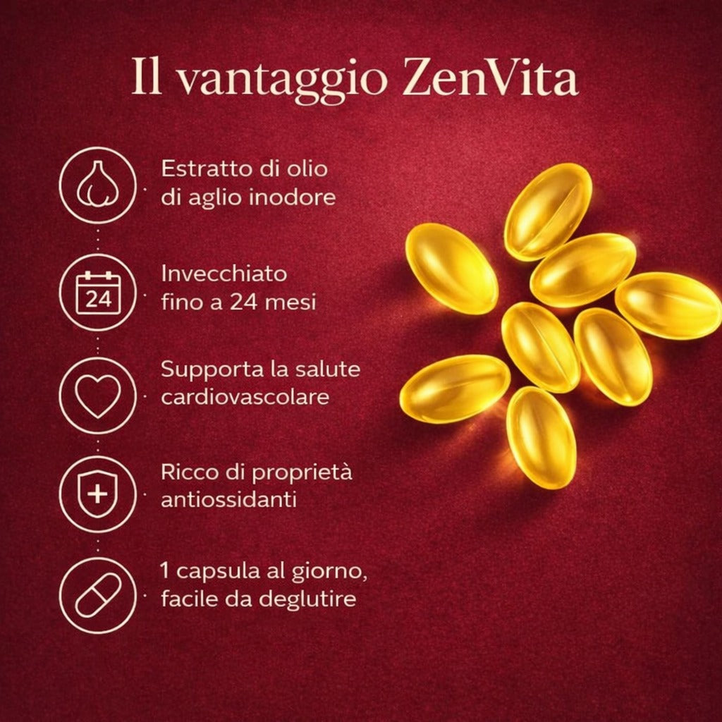 Estratto di Aglio Invecchiato — Supporto Clinicamente Studiato per la Pressione Sanguigna Prima di Ricorrere ai Farmaci