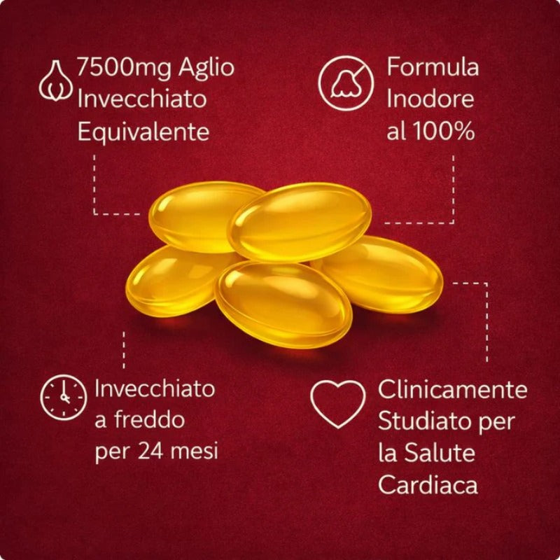 Estratto di Aglio Invecchiato — Supporto Clinicamente Studiato per la Pressione Sanguigna Prima di Ricorrere ai Farmaci