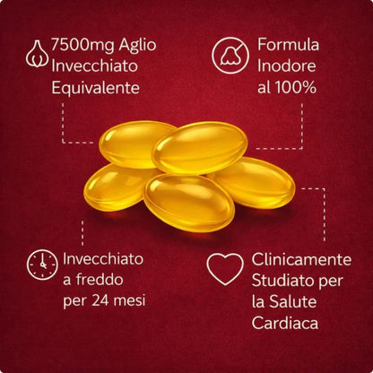 Estratto di Aglio Invecchiato — Supporto Clinicamente Studiato per la Pressione Sanguigna Prima di Ricorrere ai Farmaci
