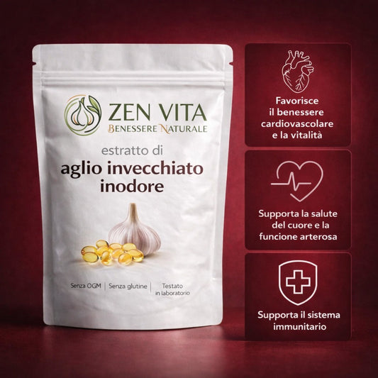 Estratto di Aglio Invecchiato — Supporto Clinicamente Studiato per la Pressione Sanguigna Prima di Ricorrere ai Farmaci